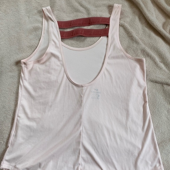 Light Pink Nike DryFit Tank Top - Picture 2 of 5